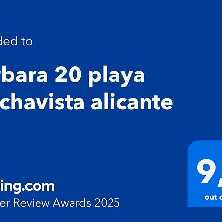Barbara 20 Playa Muchavista Alicante El Campello Exterior foto