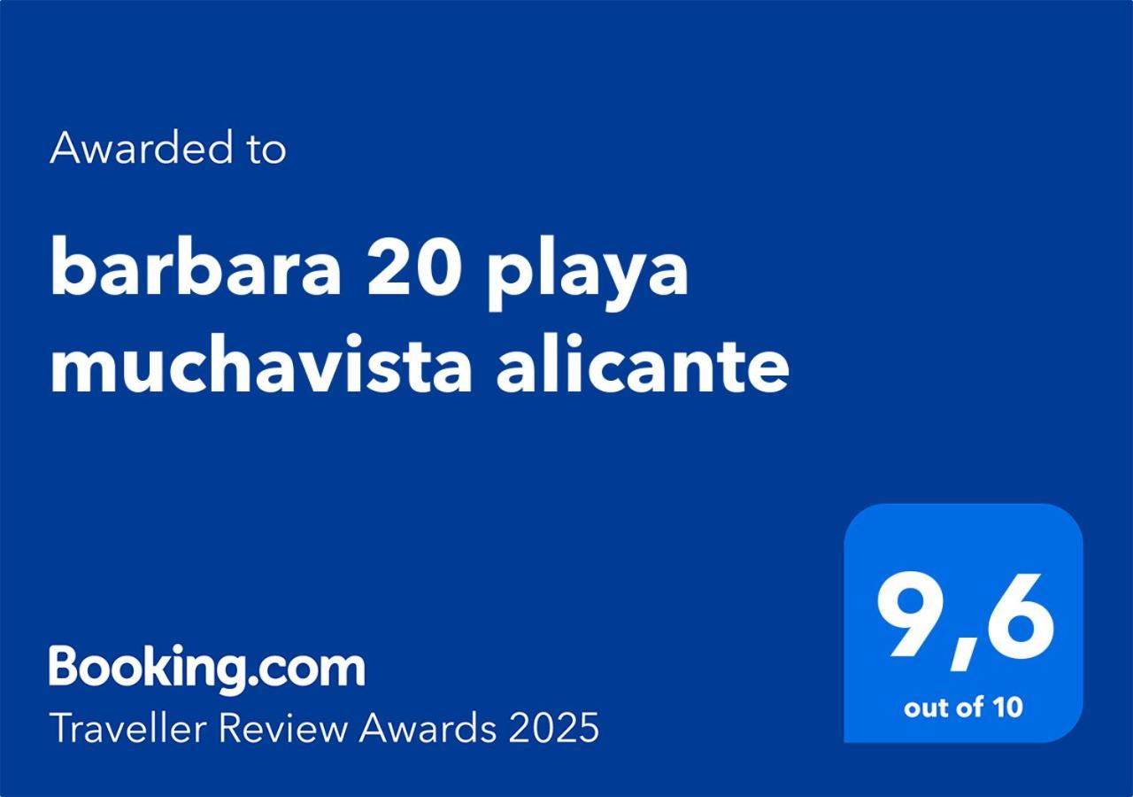 Barbara 20 Playa Muchavista Alicante El Campello Exterior foto